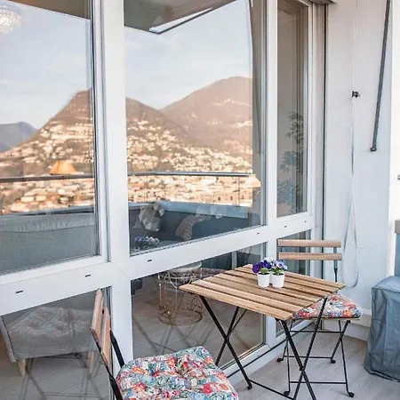 Lakeview Panorama Penthouse With Washer & Dryer Lugano Exterior photo