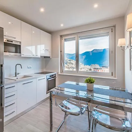 Lakeview Panorama Penthouse With Washer & Dryer Lugano Exterior photo
